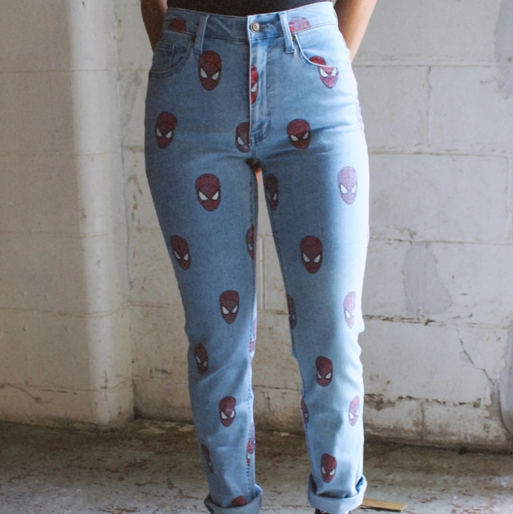 Spiderman Denim Pants
